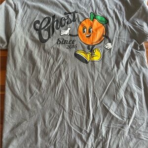 Ghost lifestyle walking orange t shirt size L